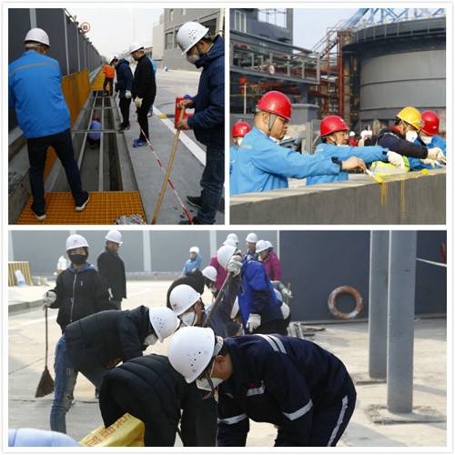 熱火朝天！集團總部140余人到股份公司氯堿分廠開展勞動(圖2)