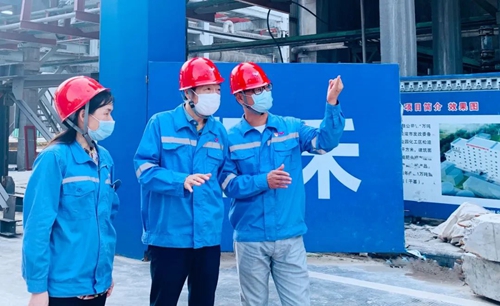 吳正新到TMP、TPO項(xiàng)目及松滋肥業(yè)新項(xiàng)目現(xiàn)場檢查指導(dǎo)工作(圖2)